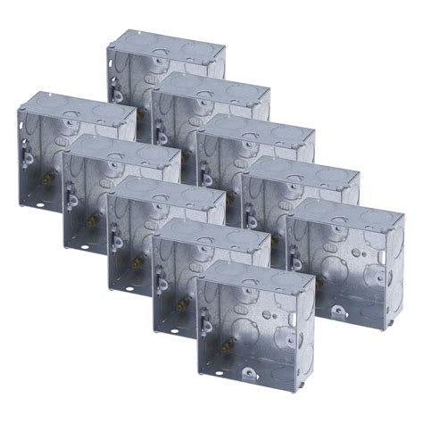 metal box socket set|metal back boxes for sockets.